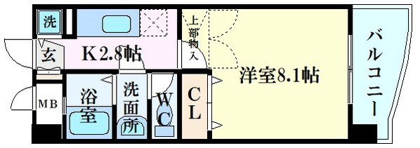 天神川駅 徒歩15分 5階の物件間取画像